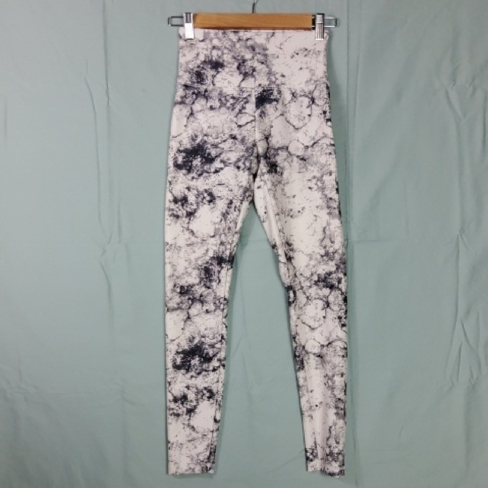 Balance Collection Marble Print Leggings Size S